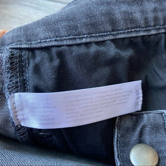 Eileen Fisher Charcoal Grey Skinny Jeans - Picture 12 of 13
